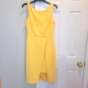 White House Black Market Yellow Dress